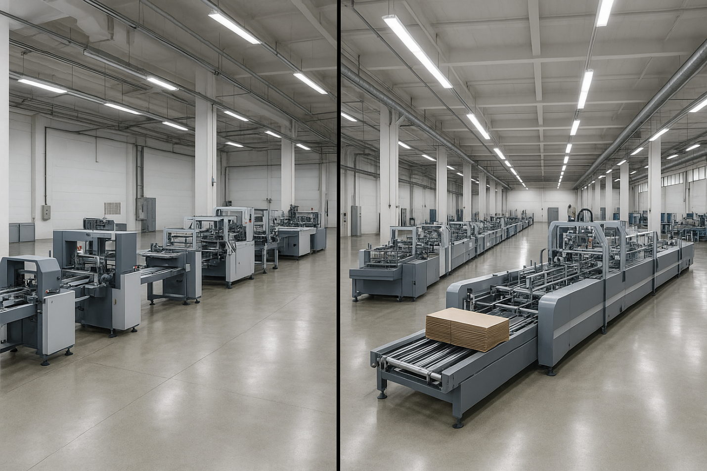 Lignes de colle à dossiers modulaires ou intégrées avec avantages et inconvénients